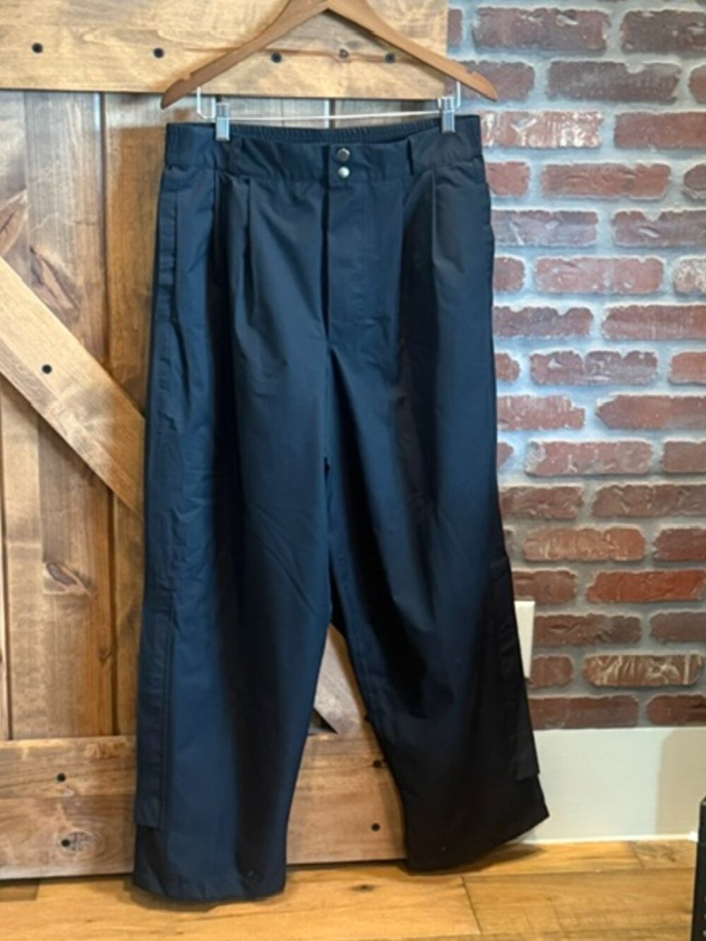 Zero Restriction Women’s XL Gore-Tex Golf Pleated Rain Pants Black Gorpcor